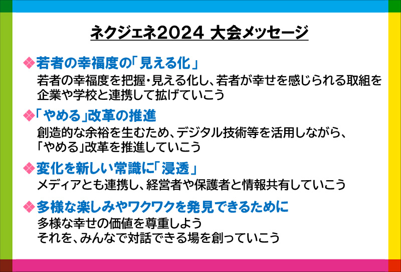 大会メッセージ